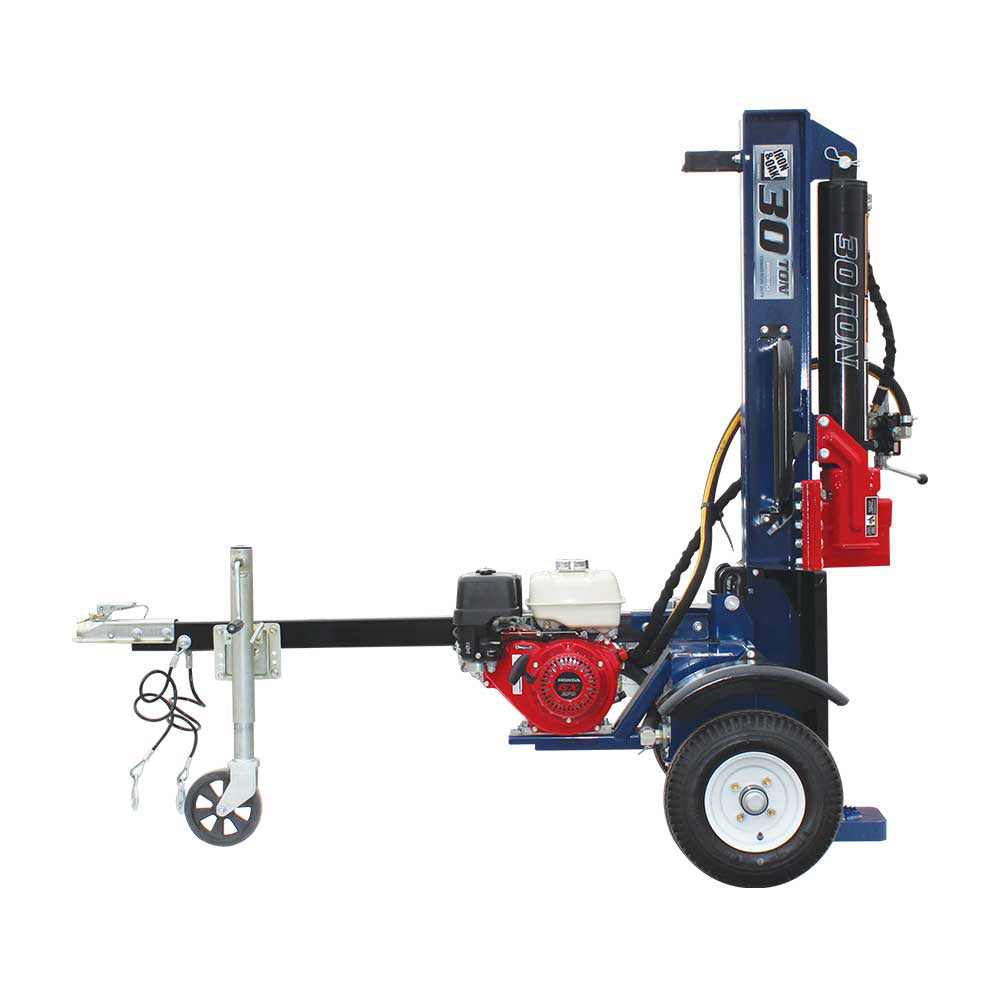 Iron and Oak Log Splitter 30 Ton Vertical/Horizontal Honda GX270 Engine Torsion Axle BHVH3018GXT New