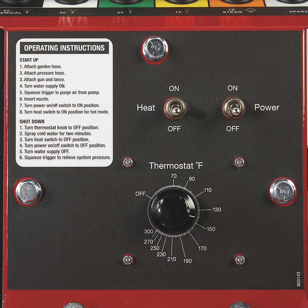 NorthStar Electric Pressure Washer Hot Water 2,750 PSI 2.5 GPM 230V 1574212 New