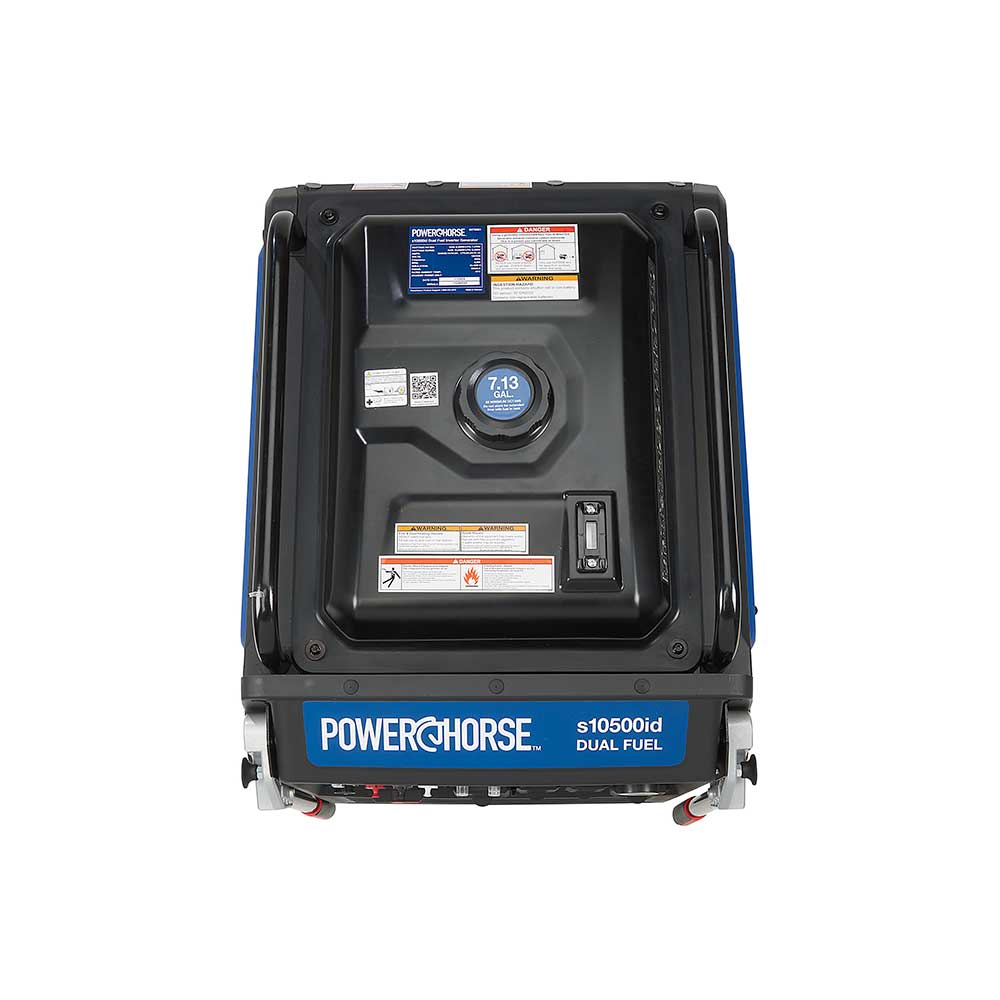Powerhorse Inverter Generator 8300W/10500W Dual Fuel Gas Propane 50A Low THD Remote Start CO Shutdown New