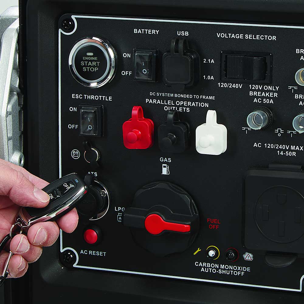 Powerhorse Inverter Generator 8300W/10500W Dual Fuel Gas Propane 50A Low THD Remote Start CO Shutdown New