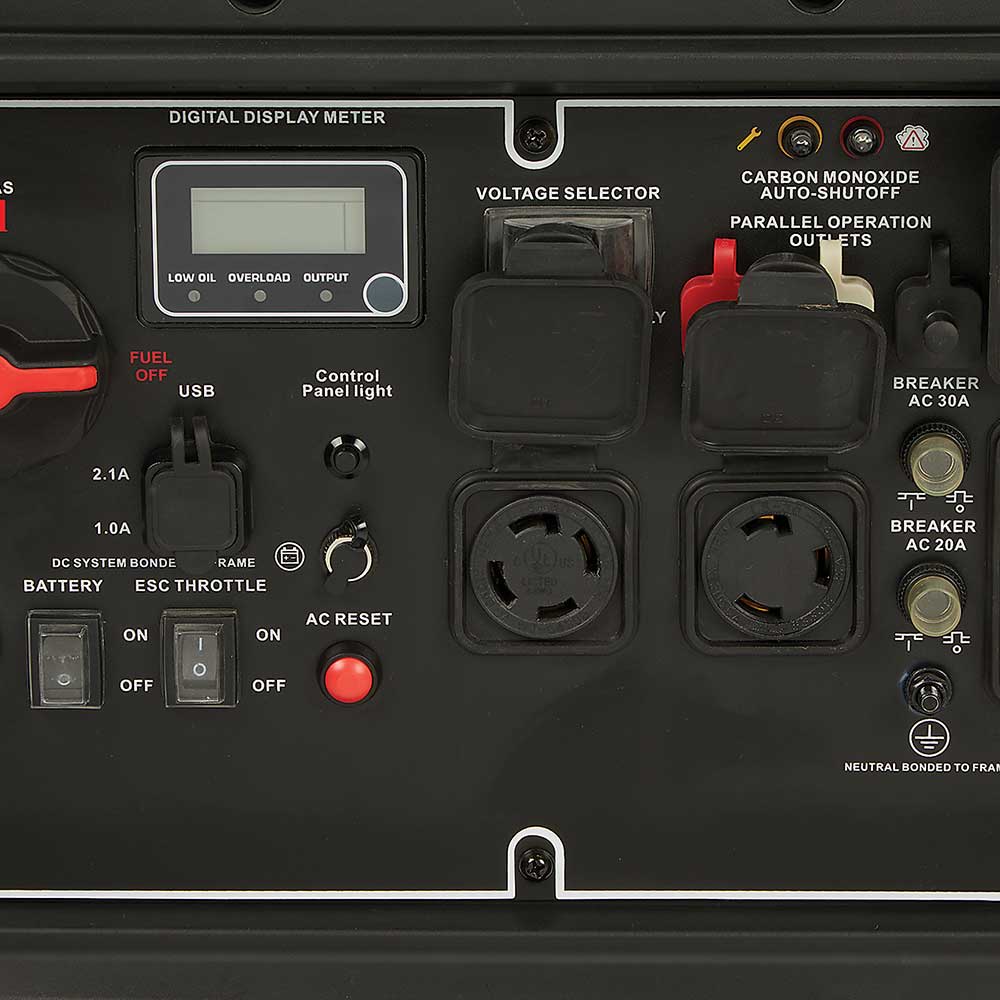 Powerhorse Inverter Generator 6000W/8000W Dual Fuel Gas Propane 30A Low THD Remote Start CO Shutdown New