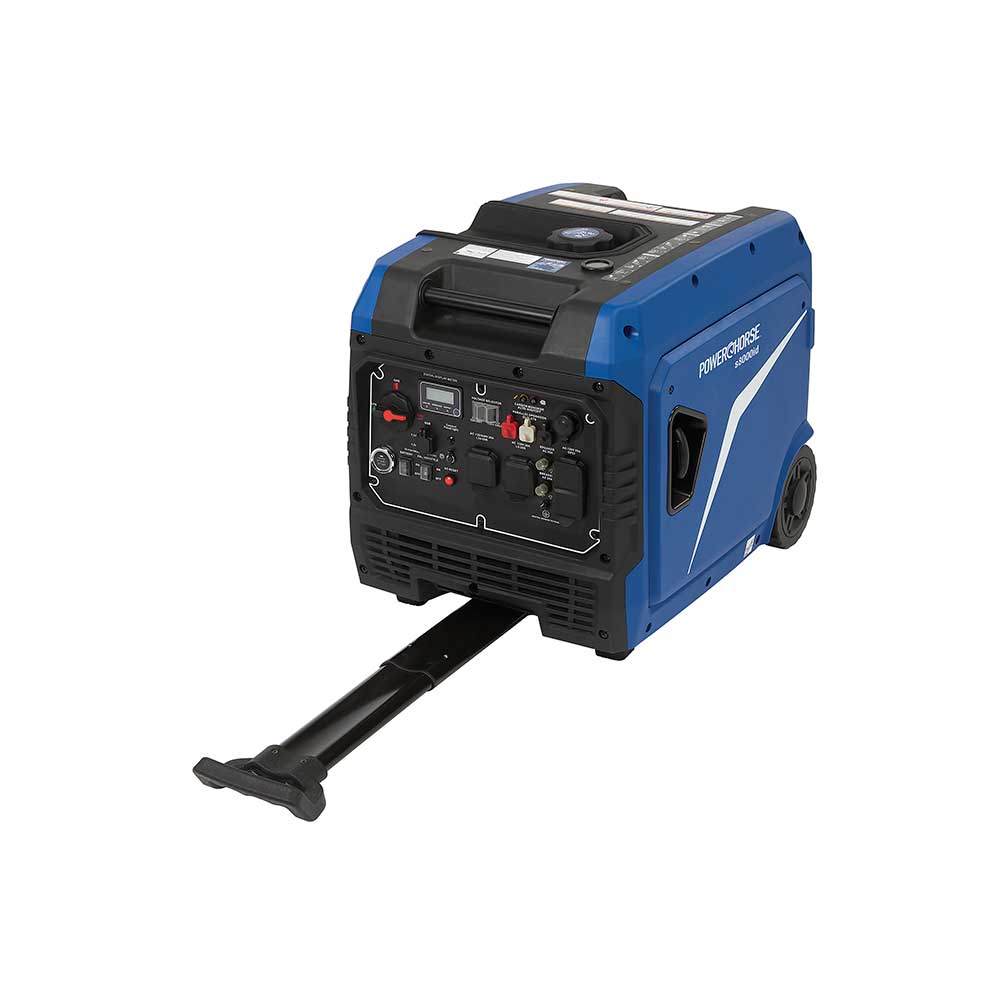 Powerhorse Inverter Generator 6000W/8000W Dual Fuel Gas Propane 30A Low THD Remote Start CO Shutdown New