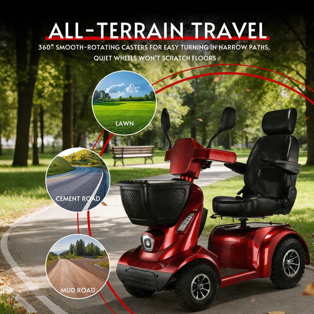 Alton Culver Nina Mobility Scooter All-Terrain 21 Mile Range 9.3 MPH 24V 800W New