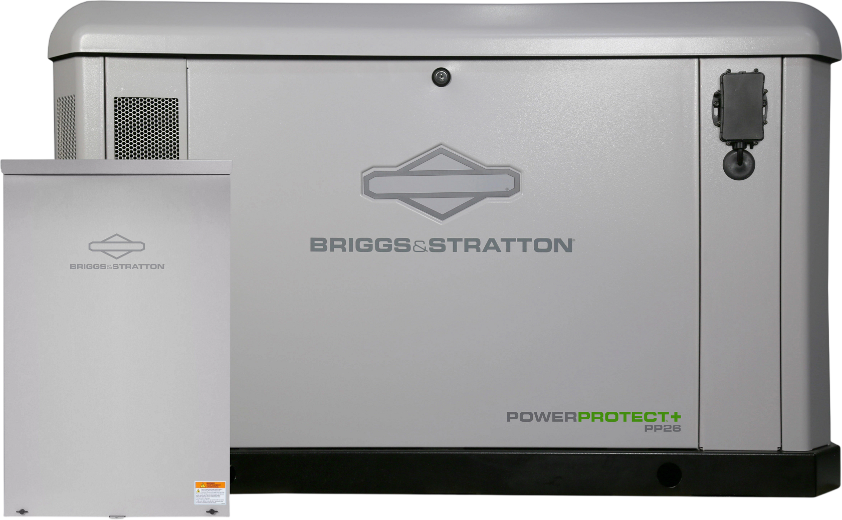 Briggs & Stratton 040816 Power Protect+ 26kW Standby Generator LP/NG with 200A Automatic Transfer Switch and Symphony Choice Kit New