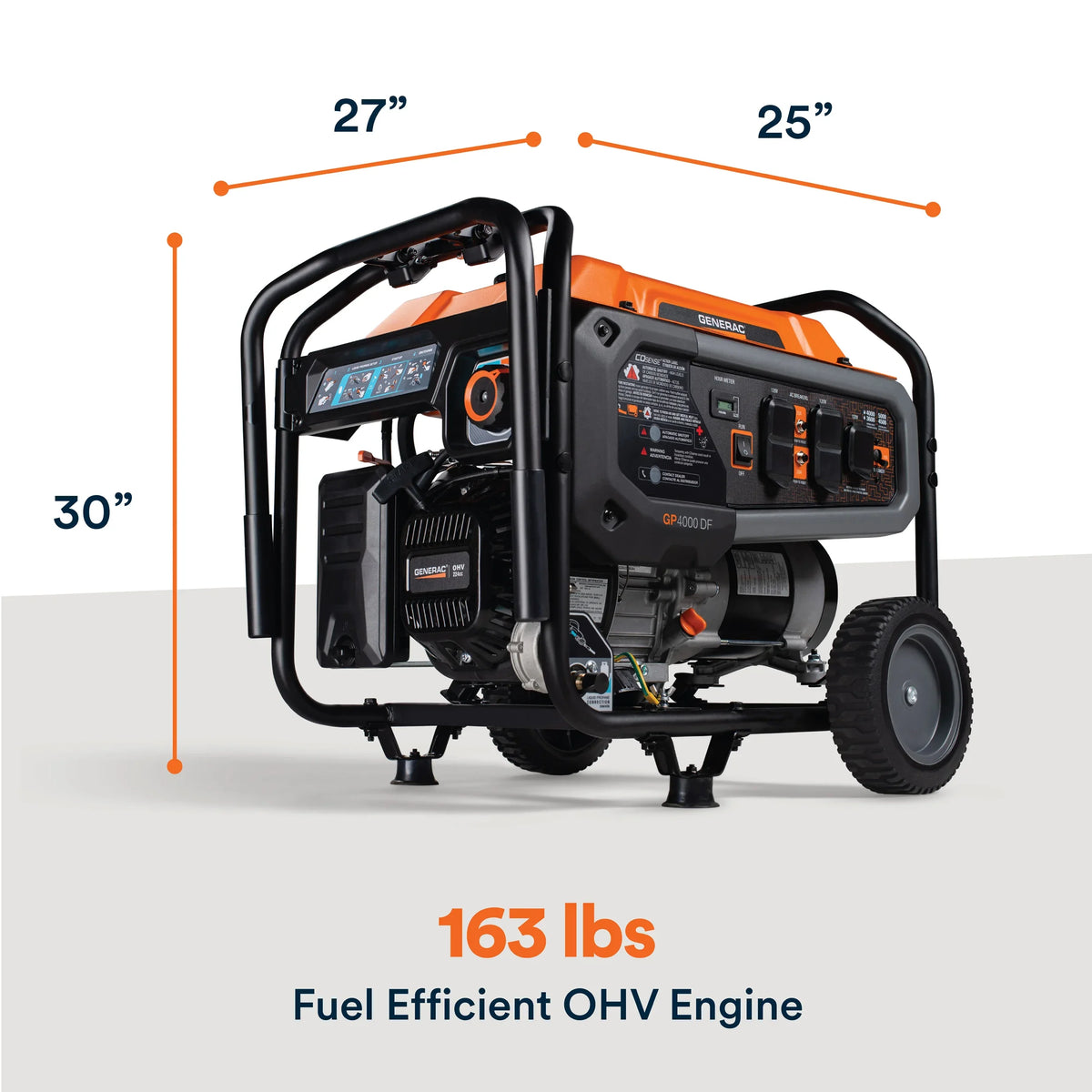 Generac GP5500E 5500W/6875W Generator Gas Electric Start CO Sense 8150 Manufacturer RFB