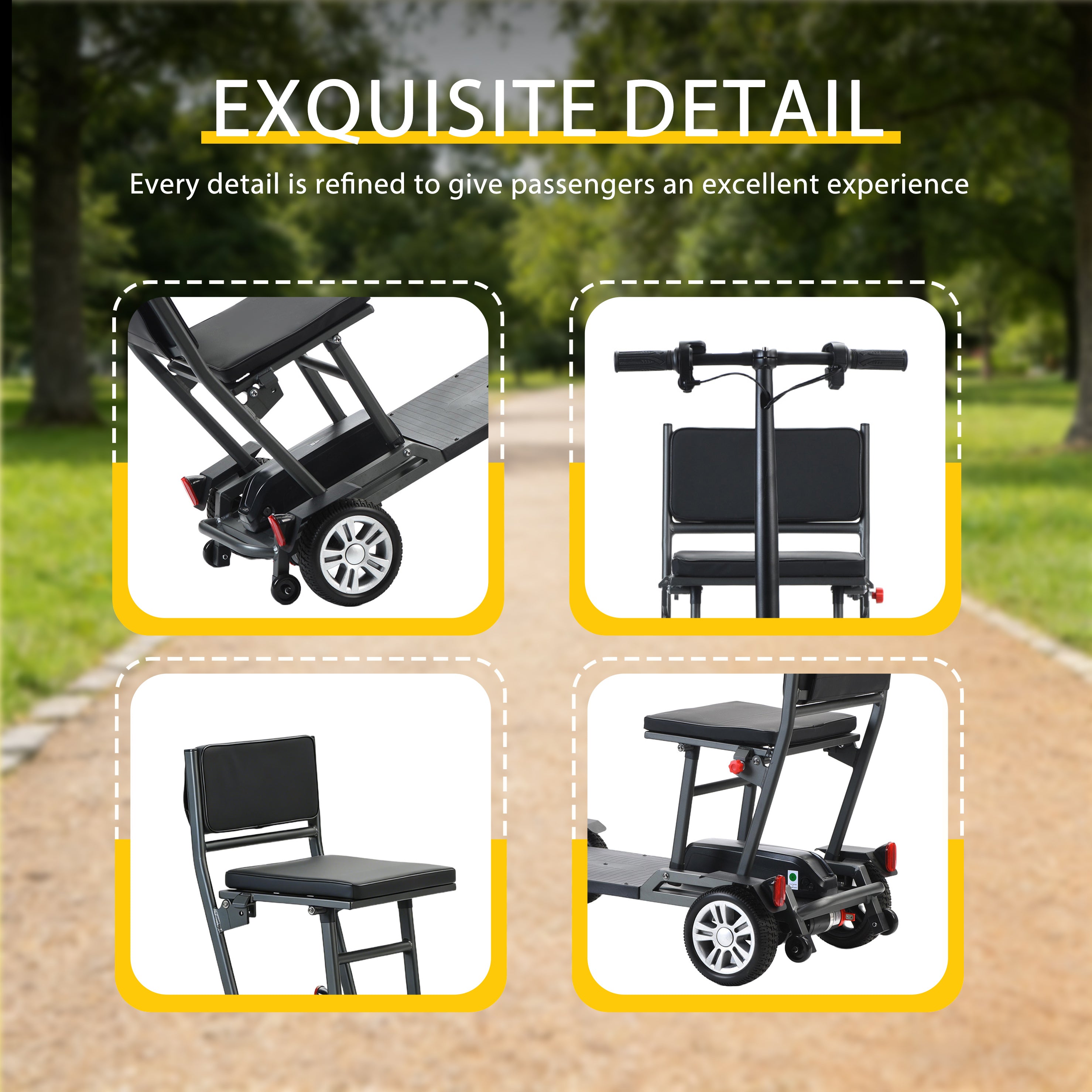 Alton Culver Lynx Mobility Scooter All-Terrain Foldable 15 Mile Range 5 MPH 36V 300W New