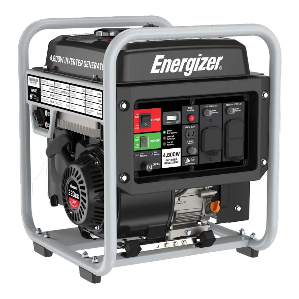 Energizer eZV4800 3600W/4800W Gas Powered Open Frame Inverter Generator New
