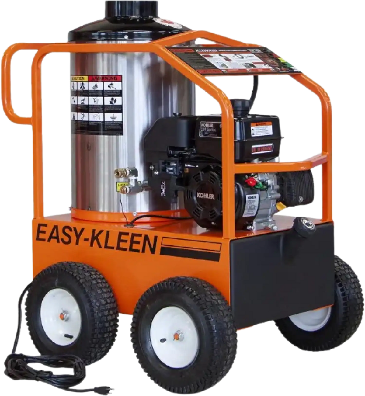 Easy-Kleen EZO2703G 2700 PSI 3 GPM Kohler 6.5 Hp Recoil Start Gasoline Driven Hot Water Pressure Washer New
