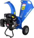 Landworks GUO033 7HP 212CC Gas Engine 3" Max Branch Diameter Wood Chipper and Shredder New
