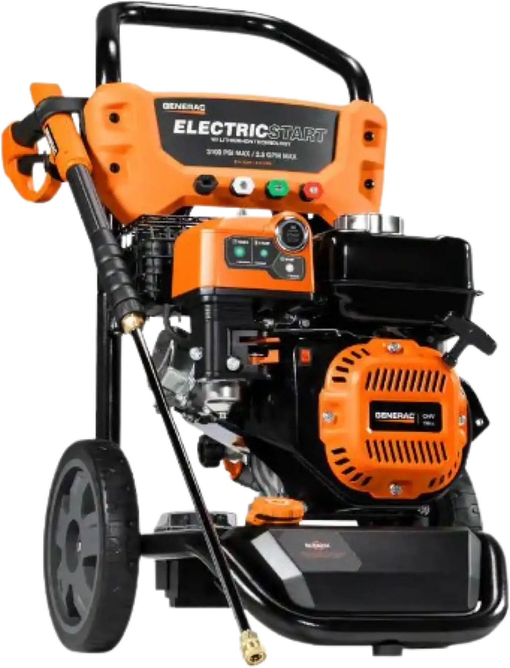 Generac 3100 PSI 2.5 GPM Electric Start Gas Pressure Washer 8894 New