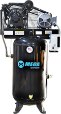 Mega Compressor MP-5080VMBA Air Compressor 2 Stage 80 Gallon 5 HP 175 PSI Electric Start New