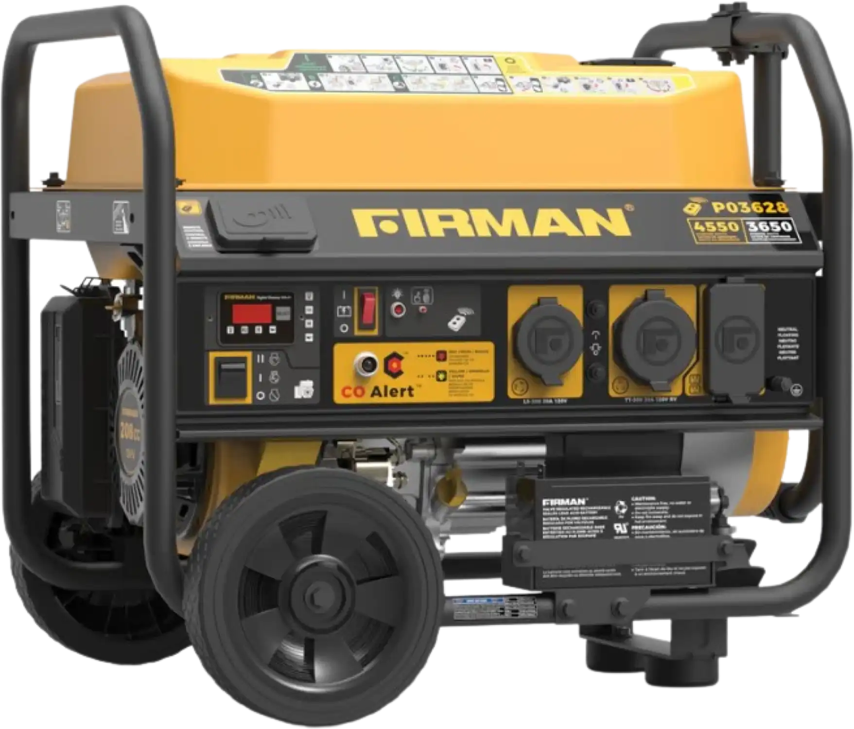Firman P03628 Generator 3650W/4500W 30 Amp Remote Start Gas With CO Alert New