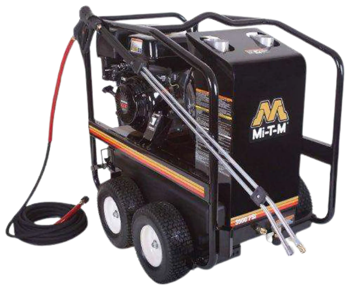 Mi-T-M HSP-3504-3MGH HSP Series Hot Water Gasoline Direct Drive 3500 PSI 3.3 GPM Honda Engine Pressure Washer New