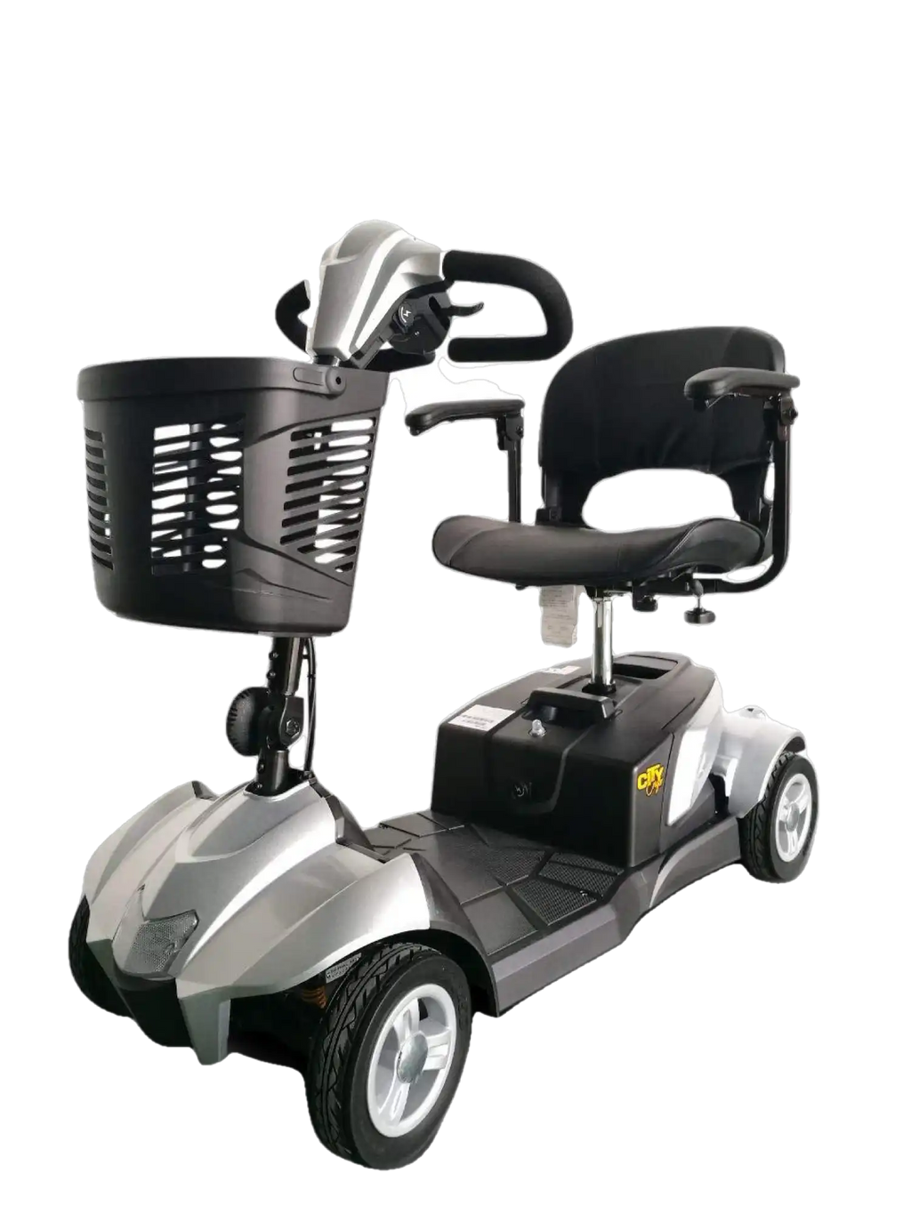 EV Rider CityCruzer 4 Wheel Electric Travel Scooter 12Ah SLA Silver Open Box