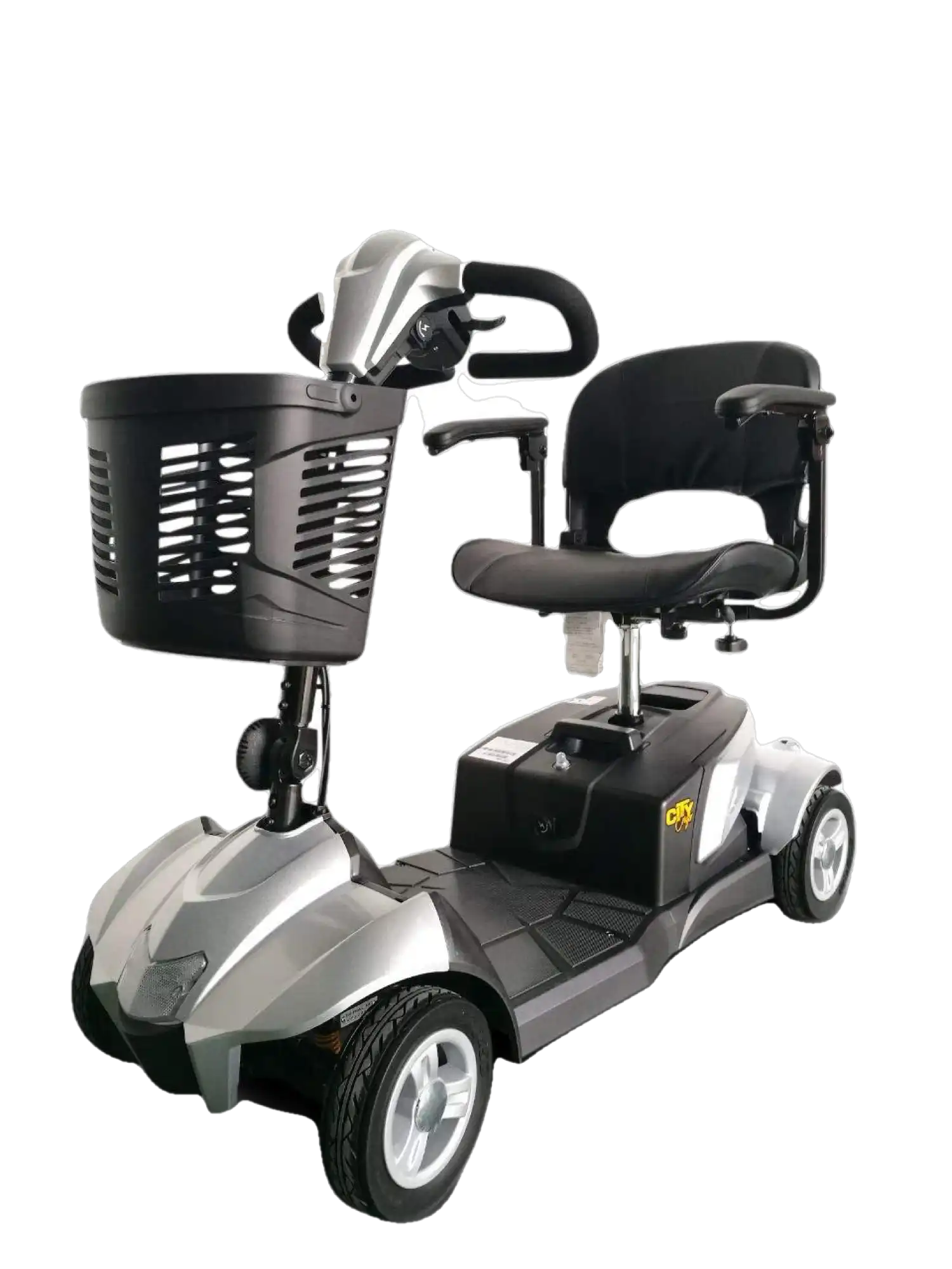 EV Rider CityCruzer 4 Wheel Electric Travel Scooter 12Ah SLA Silver Open Box