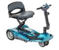 EV Rider Transport AF+ Automatic Folding Scooter Blue Open Box
