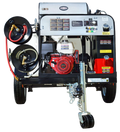 Simpson 95005 4000 PSI 4 GPM Honda GX390 Electric Start Hot Pressure Washer Trailer New