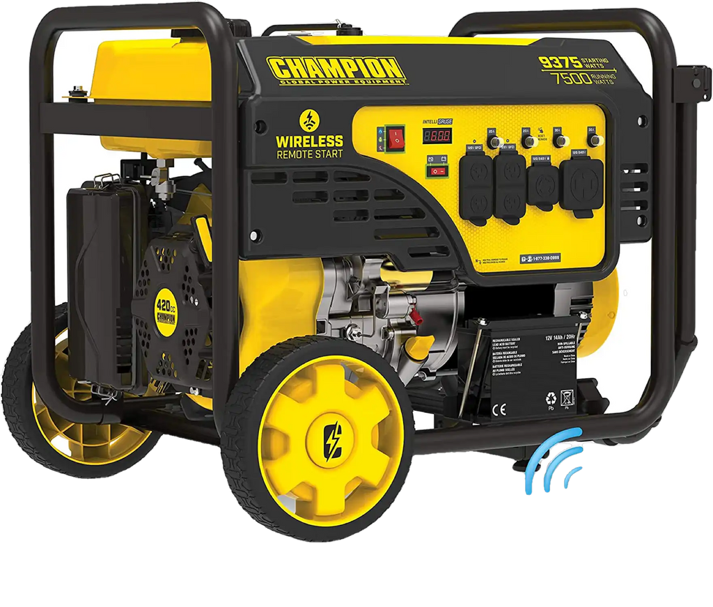 Champion 201004 7500W/9375W Generator 50 Amp Gas Remote Start Manufacturer RFB