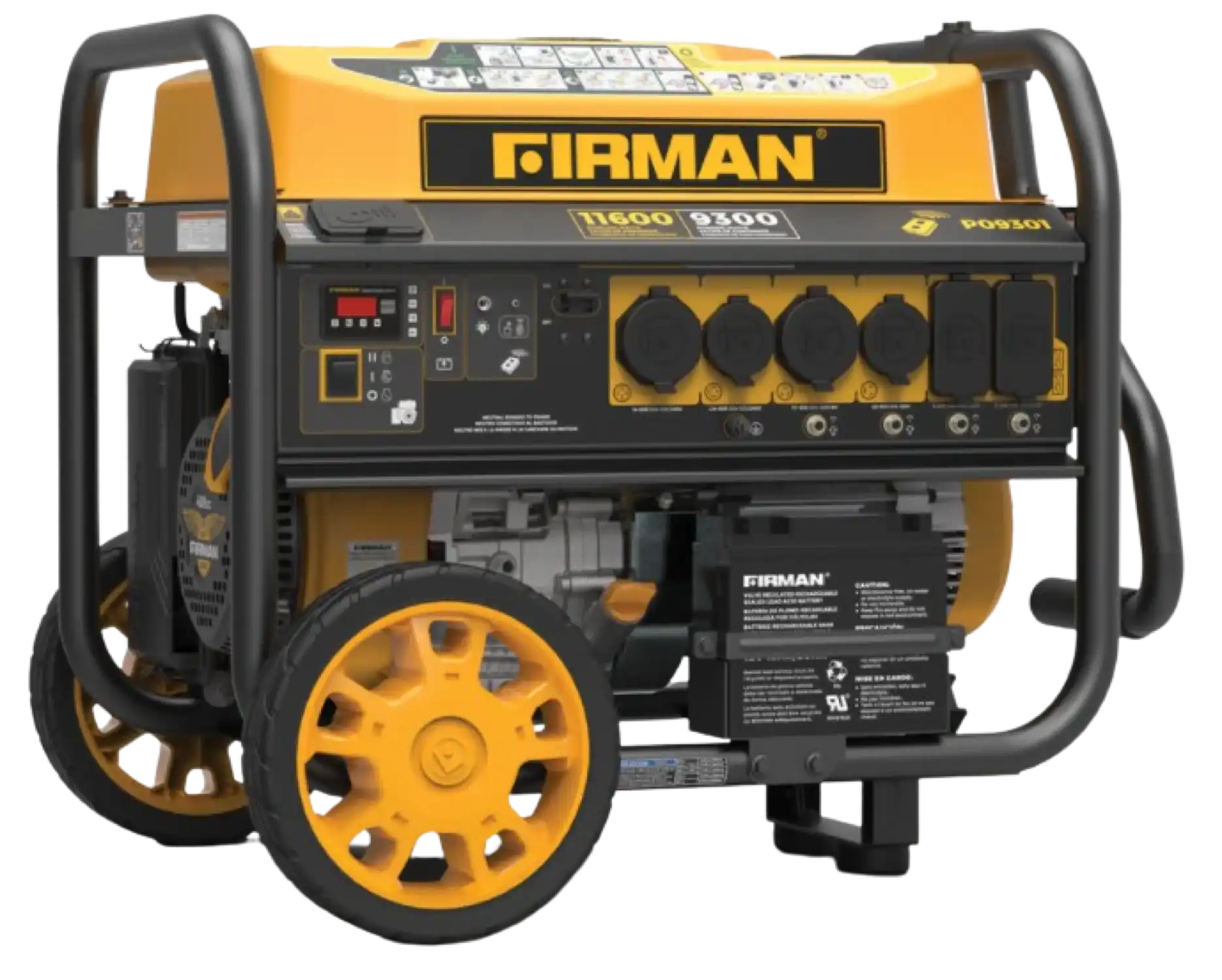 Firman P09301 9300W/11600W Remote Start Gas Generator New