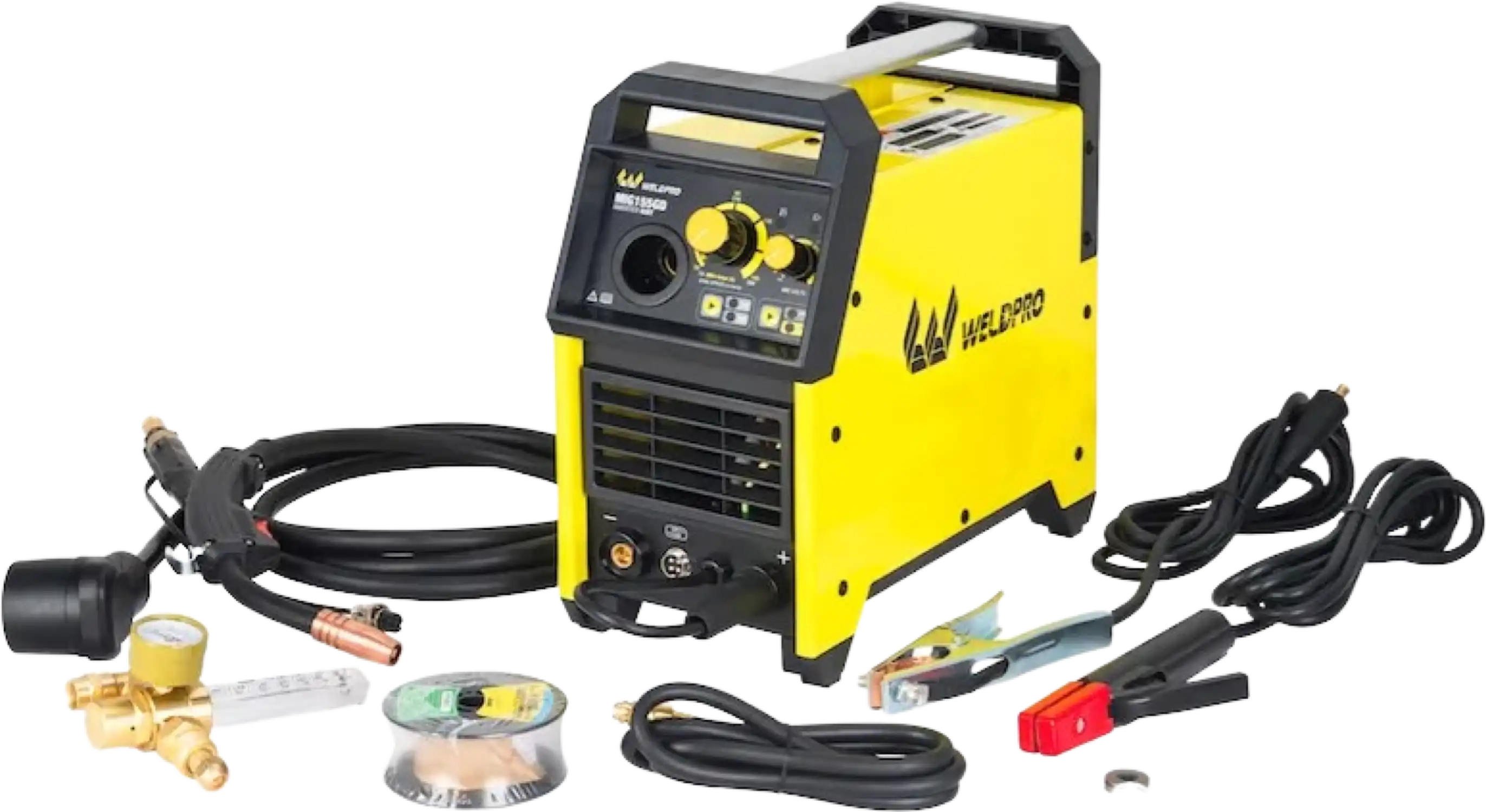 Weldpro MIG155GD Welding Machine With Inverter MIG/Stick Arc Welder With Dual 240V/120V Spool Gun Ready L13006 New
