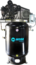 Mega Compressor MP-10120V3-U460 Air Compressor 10 HP 120 Gallon 460V 3 Phase Two Stage Electric Start New