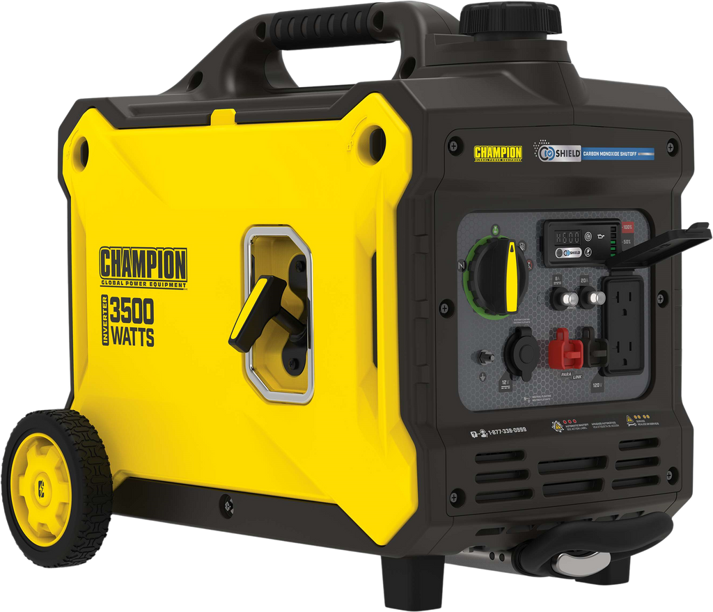 Champion 100571 2300W/3500W Generator Gas Inverter Low THD CO Shield New