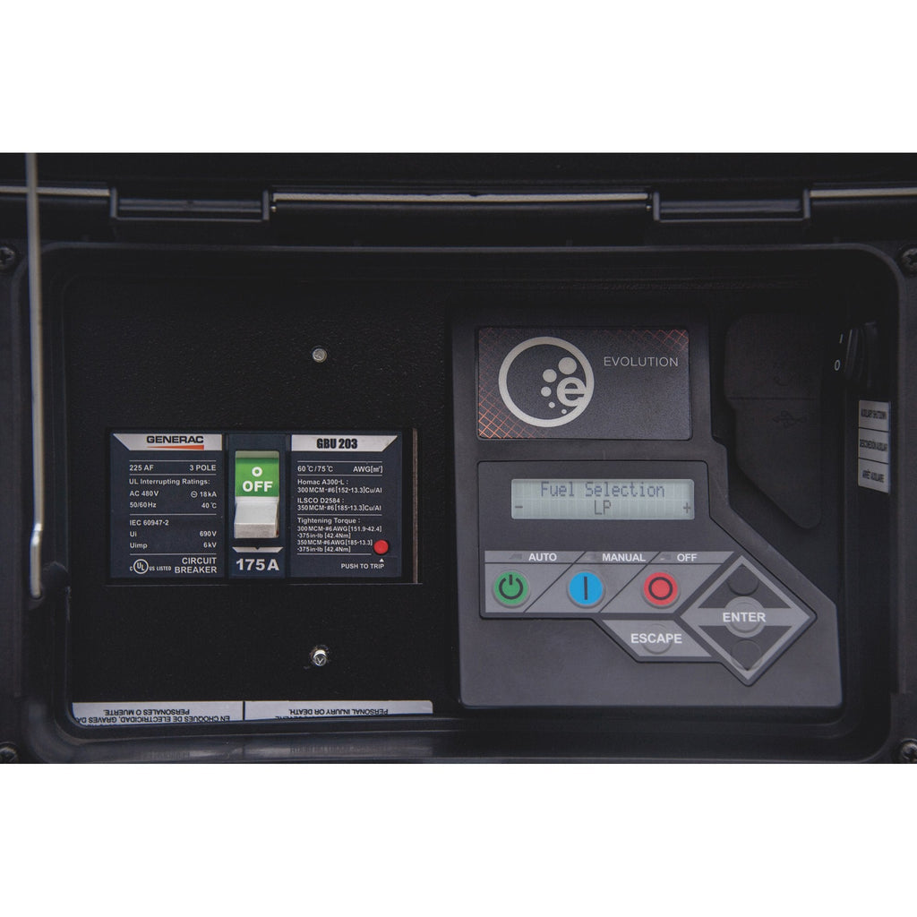 Generac Protector RG06045KNAX 60kW Liquid Cooled 3 Phase 277/480V Standby Generator New