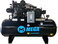 Mega Compressor MP-15120H3-U Air Compressor 120 Gallon 15 HP 175 PSI 208/230V 3 Phase Two Stage Electric Start New