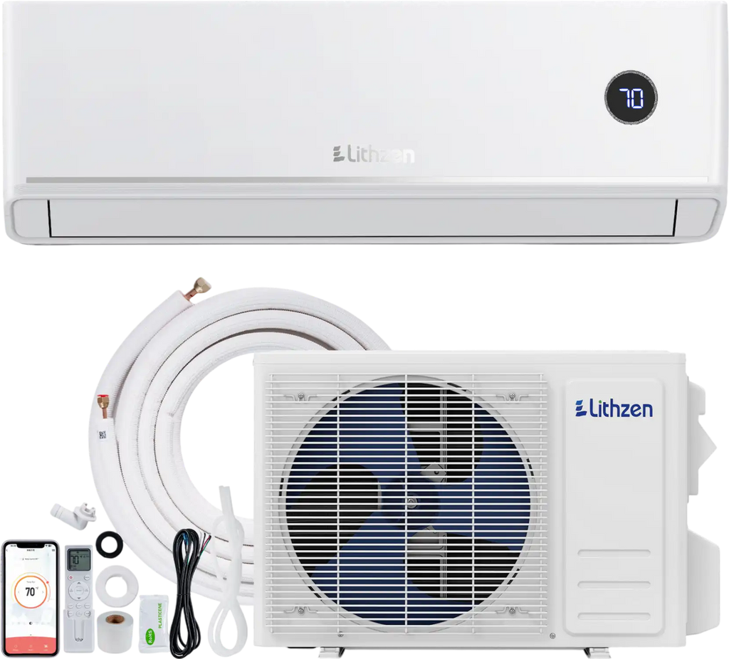 Costway 12000 BTU 18.1 SEER2 208/230V Mini Split Air Conditioner Alexa 57947285 New