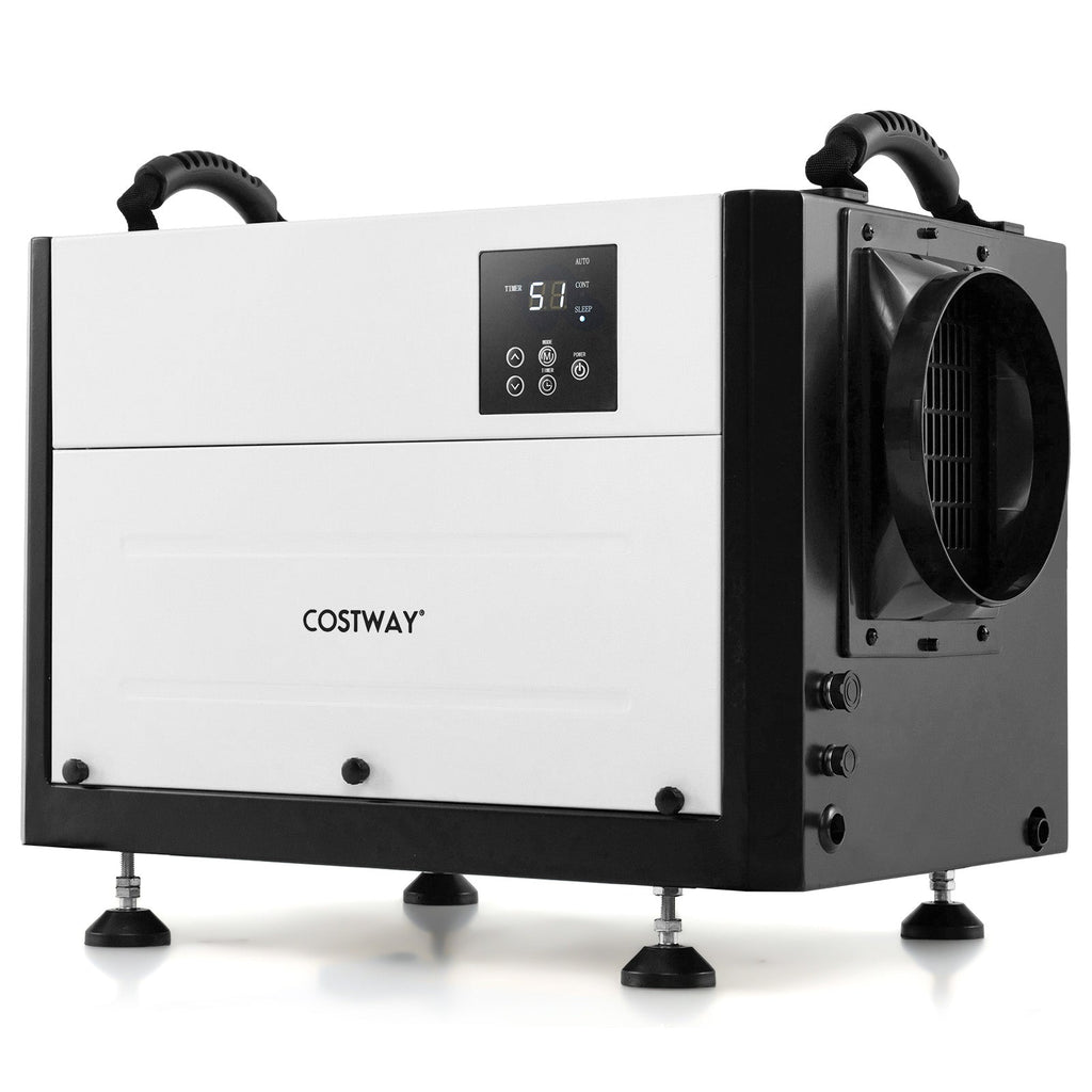 Costway 124 Pint Crawl Space Dehumidifier 3 Modes 24H Timer 637518492 New