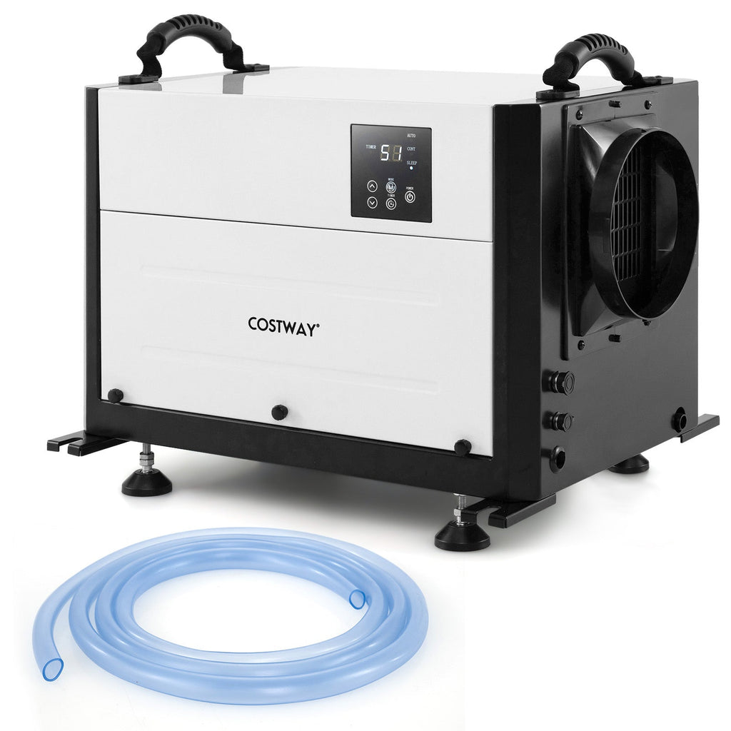 Costway 124 Pint Crawl Space Dehumidifier 3 Modes 24H Timer 637518492 New