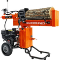 Super Handy GUO096 Portable 7HP 25 Ton Hydraulic Gas Powered Log Splitter New