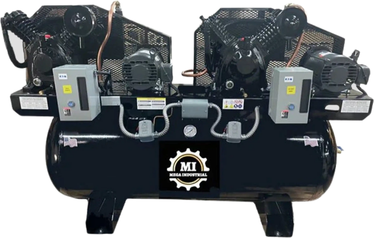 Mega Compressor MP-50120DP3BA Air Compressor 5 HP 460V 3-Phase Electric Start New