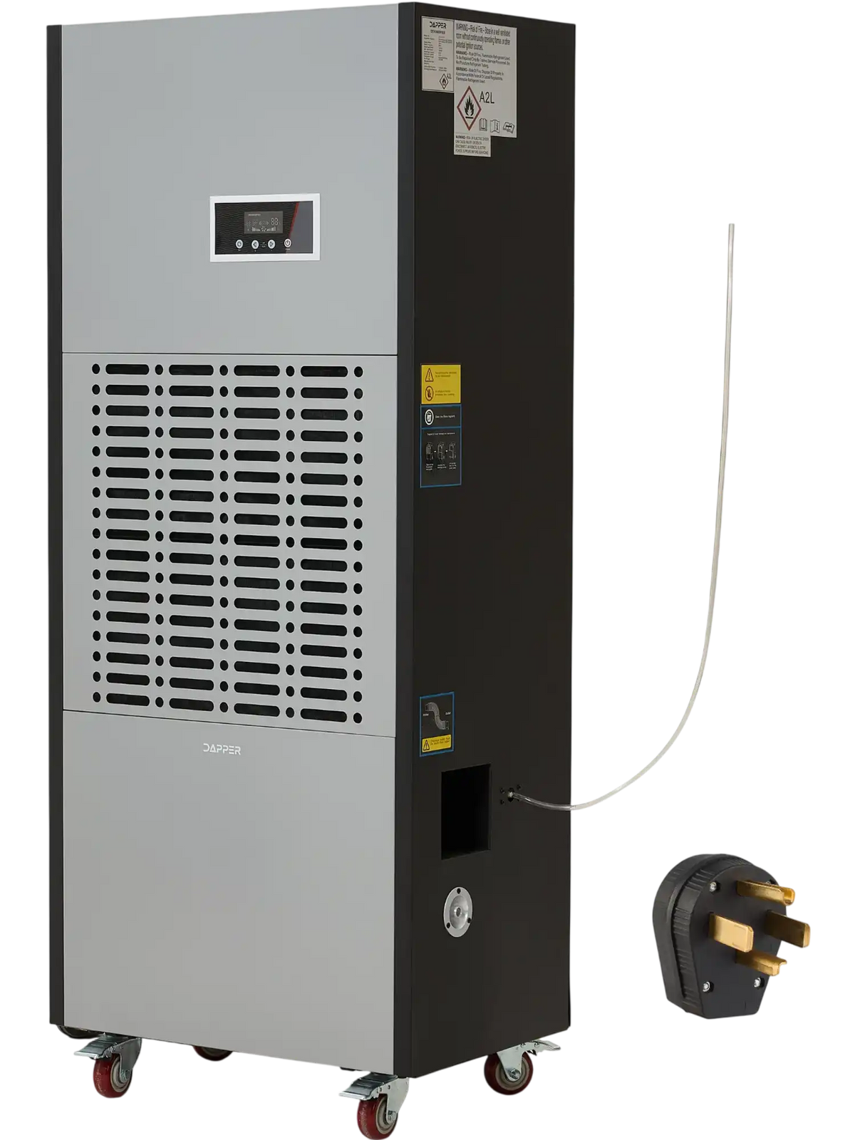 Dapper Supply DP-CD1131 Commercial Dehumidifier 390 Pint 30,000 Sq Ft Coverage Built-in Pump New