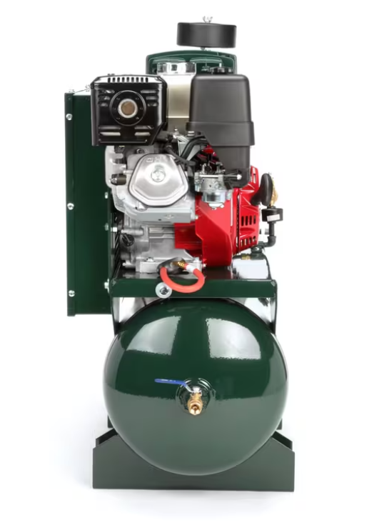 Rolair 13GR30HK30 Air Compressor Truck Mount Stationary 30 gal. Gas 13 HP Honda GX390 Engine Two-Stage Pump New