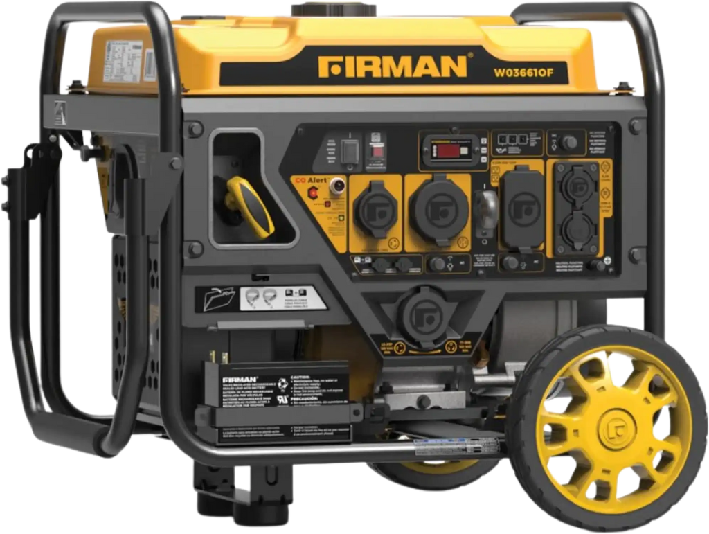 Firman W03661OF Inverter 3650W/4500W 50 Amp Gas With CO Alert New
