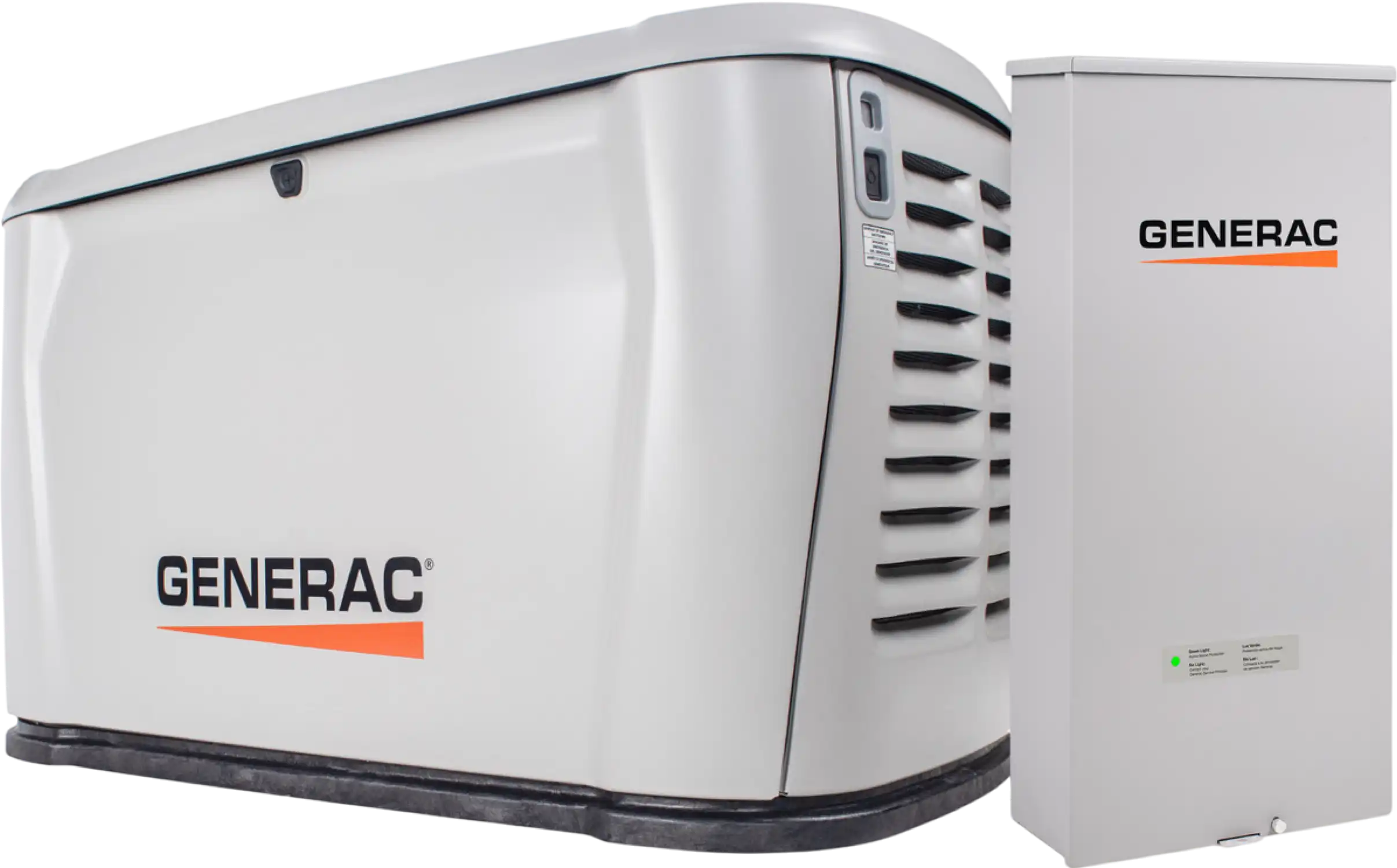Generac 7323 14kW Standby Generator Propane Natural Gas 1 Phase 240V w/ 200A Automatic Transfer Switch Cellular New