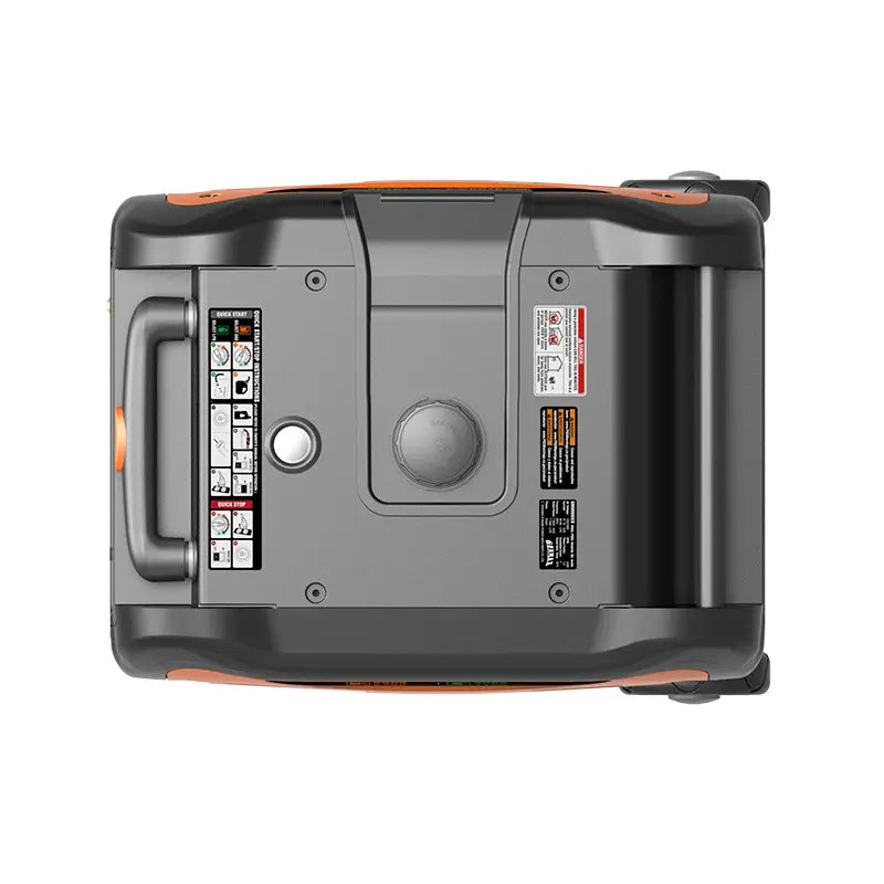 GENMAX GM6000iED 30 Amp 5250W/6000W Remote Start Dual Fuel Inverter Generator with CO Detect Scratch and Dent