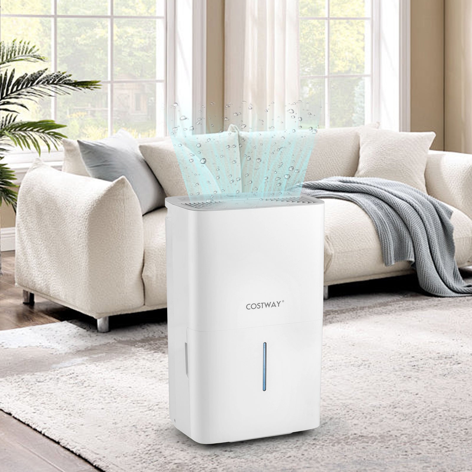 Costway 150 Pint Dehumidifier w/ 24H Timer LED Display 958461327 New