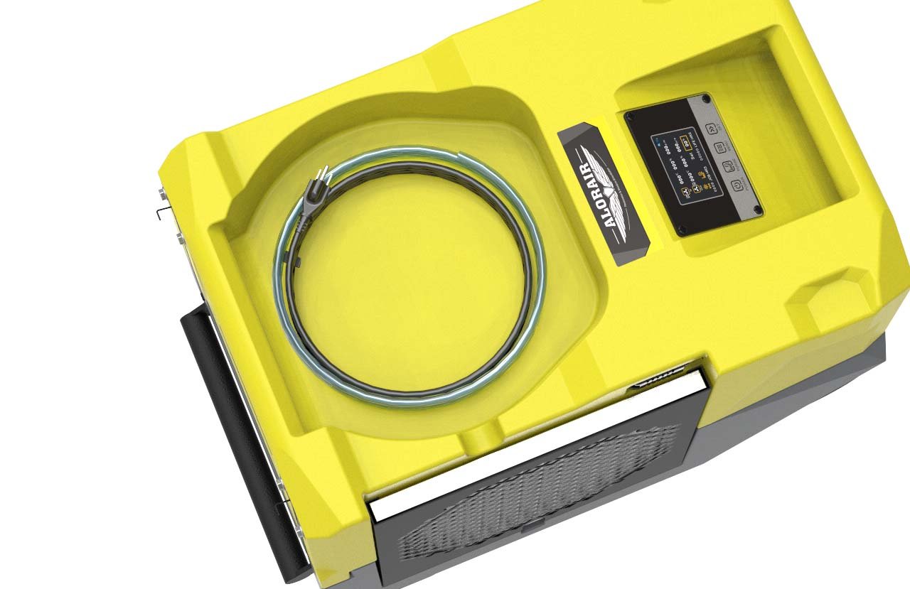 AlorAir Storm SLGR 1250X Wifi Commercial Dehumidifier 125 Pints with Smart App Control Yellow New
