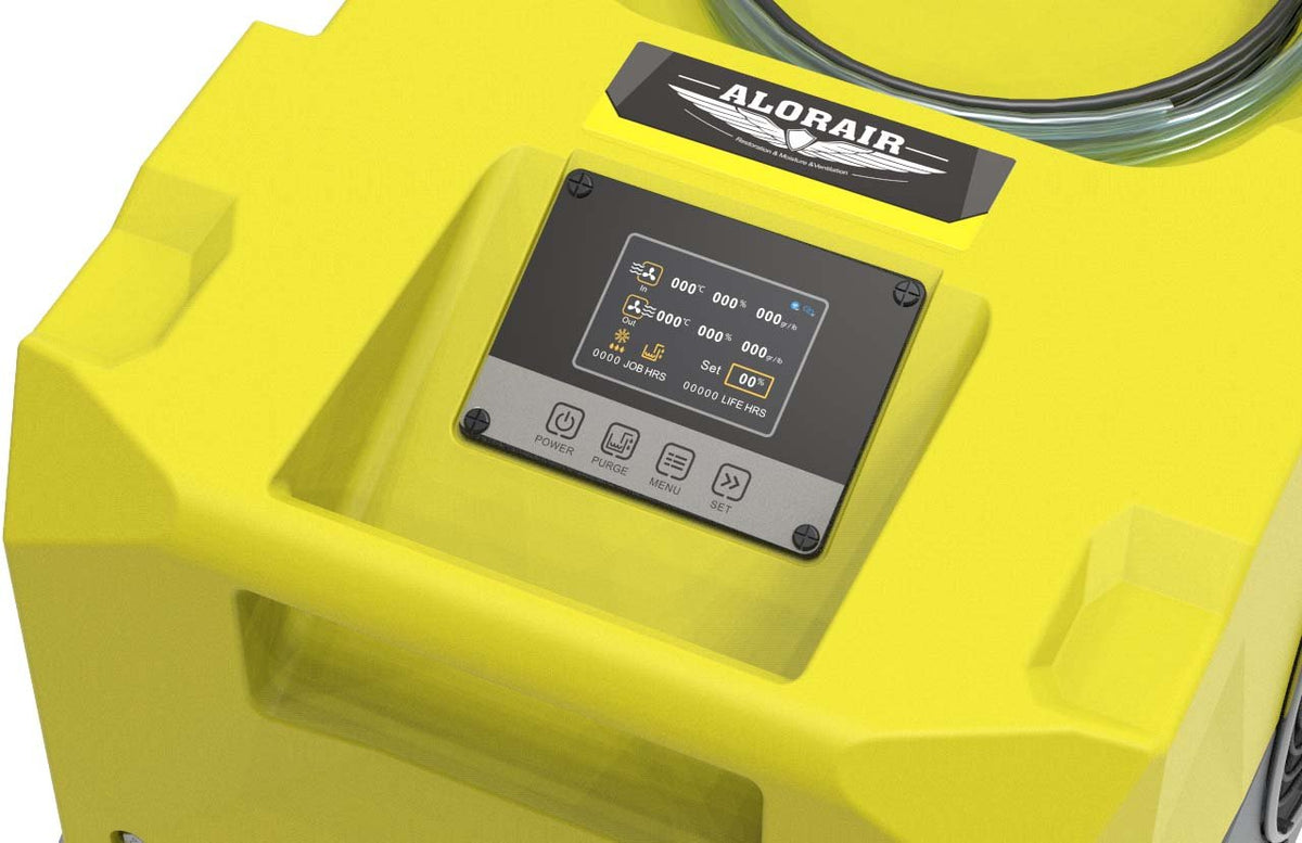 AlorAir Storm SLGR 1250X Wifi Commercial Dehumidifier 125 Pints with Smart App Control Yellow New