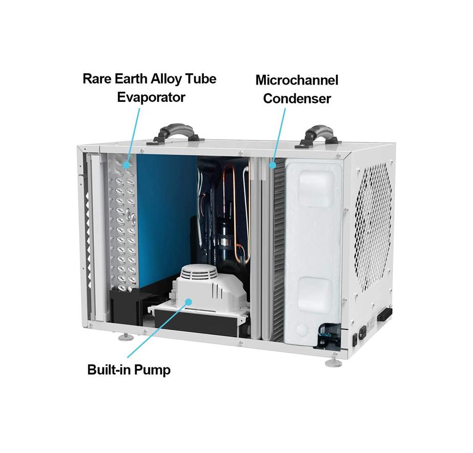 AlorAir Sentinel HDi120 Basement/Crawlspace Dehumidifier 120 Pints with Condensate Pump New