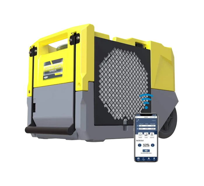 AlorAir Storm SLGR 1250X Wifi Commercial Dehumidifier 125 Pints with Smart App Control Yellow New