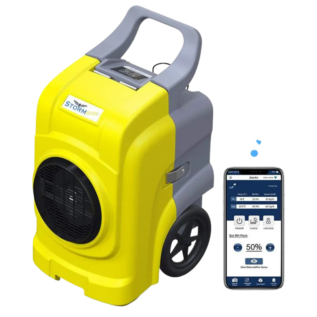 AlorAir Storm Elite WIFI Dehumidifier Water Damage Restoration (LGR Technology) 125 Pints Condensate Pump New