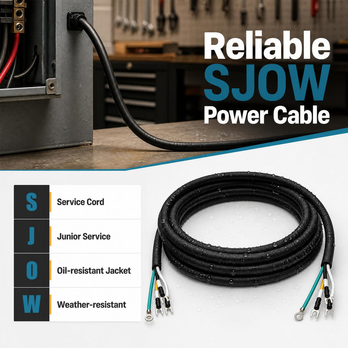 Costway 19' 16 AWG 4-Conductor Mini Split AC Communication Wire 41353291 New