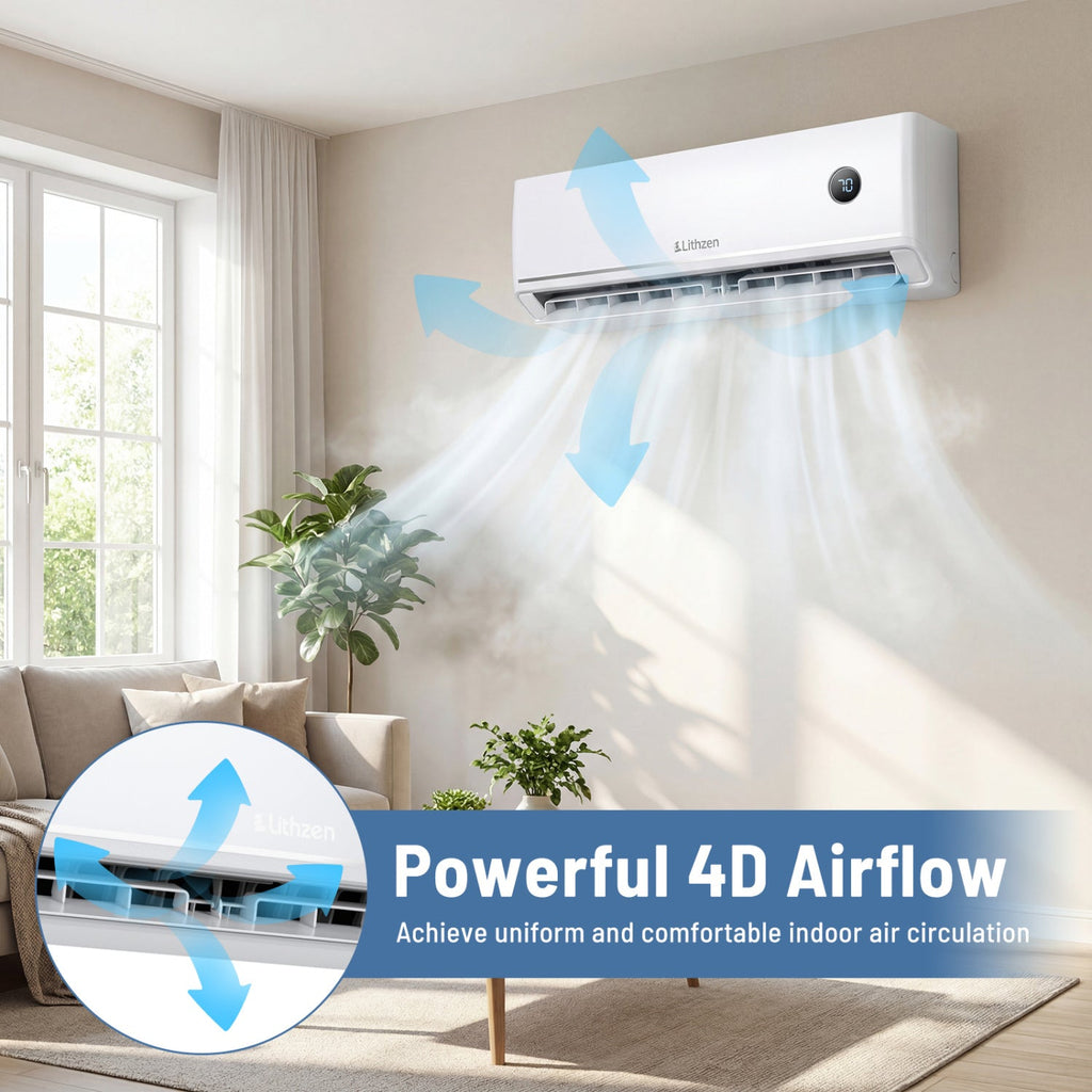 Costway 18000 BTU 18.1 SEER2 208/230V Mini Split Air Conditioner Alexa 86238469 New