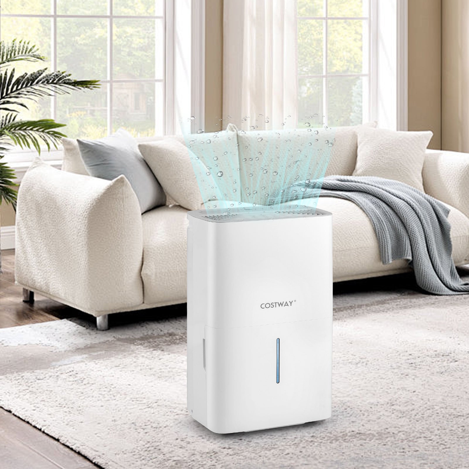 Costway 65 Pint Dehumidifier w/ 24H Timer LED Display 193628475 New