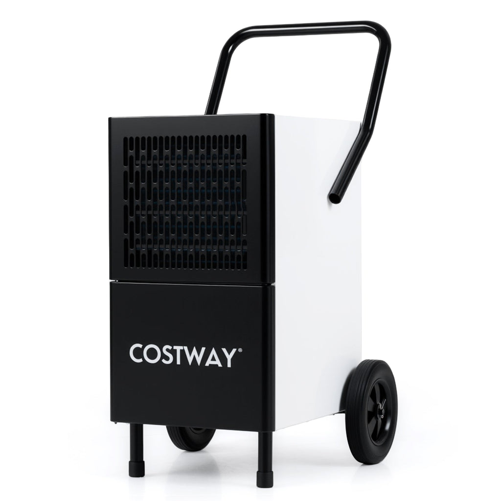 Costway 189 Pint Commercial Dehumidifier Built-in Water Pump 72124330 New