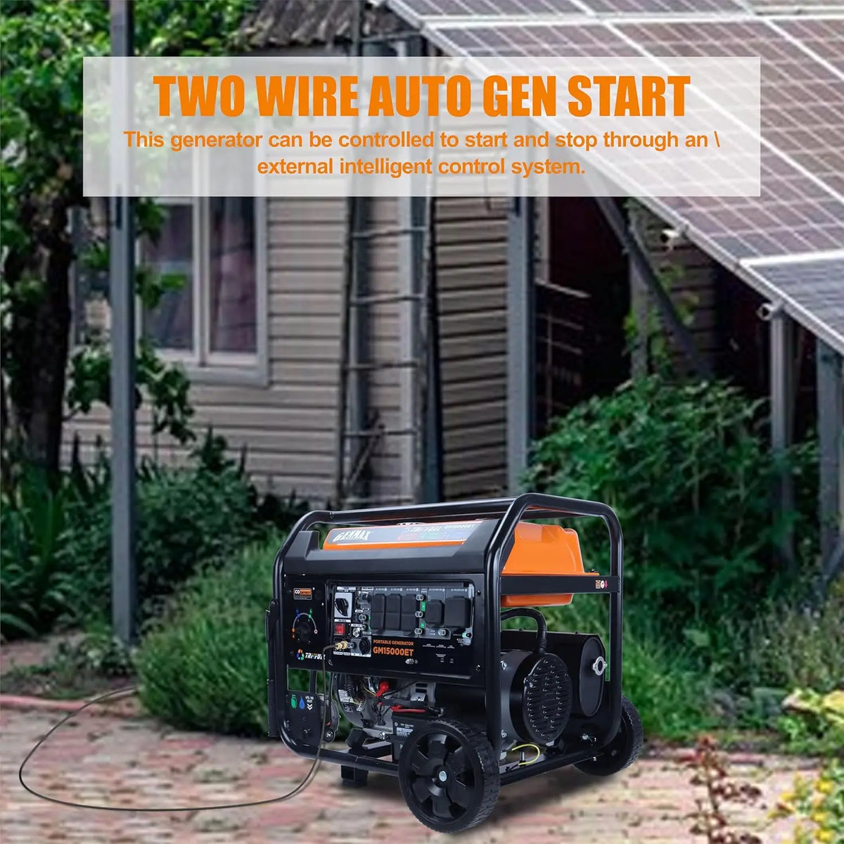 GENMAX GM15000ET 11000W/15000W Generator Tri-Fuel 50A Remote Start Gas Propane Natural Gas with CO Detect New