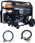 GENMAX GM15000ET 11000W/15000W Generator Tri-Fuel 50A Remote Start Gas Propane Natural Gas with CO Detect New